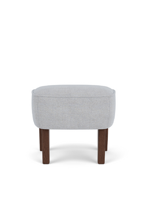   Oak Base Upholstered Ottoman | Oroa.com