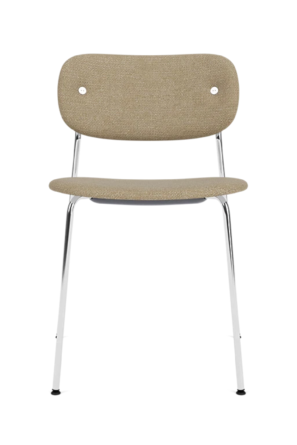   Chrome-Framed Upholstered Dining Chair | Oroa.com