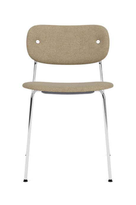   Chrome-Framed Upholstered Dining Chair | Oroa.com