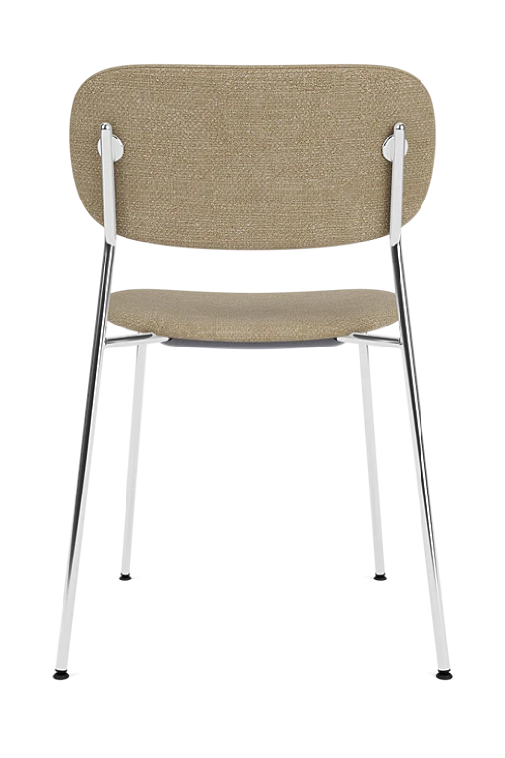   Chrome-Framed Upholstered Dining Chair | Oroa.com