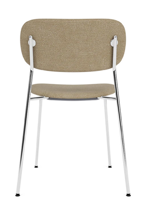   Chrome-Framed Upholstered Dining Chair | Oroa.com