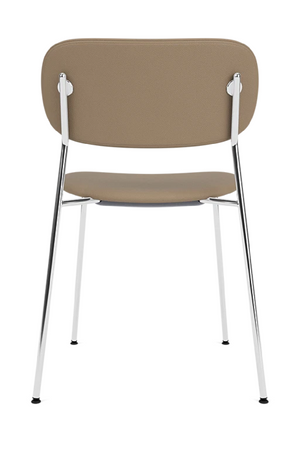   Chrome-Framed Upholstered Dining Chair | Oroa.com