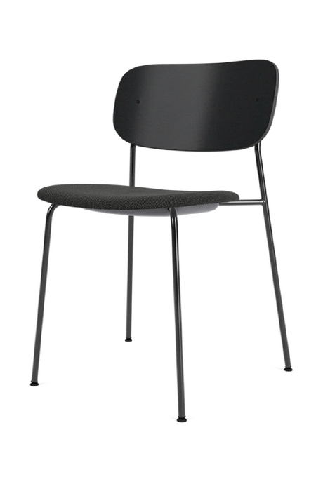   Black Padded Seat Dining Chair | Oroa.com