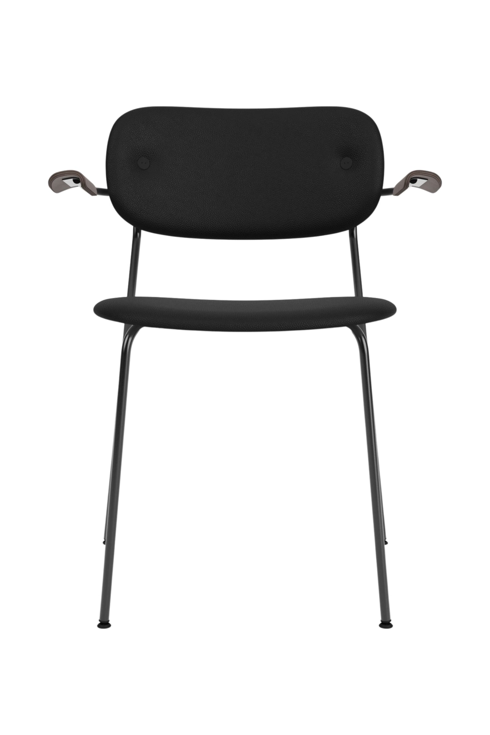   Black Padded Dining Armchair | Oroa.com