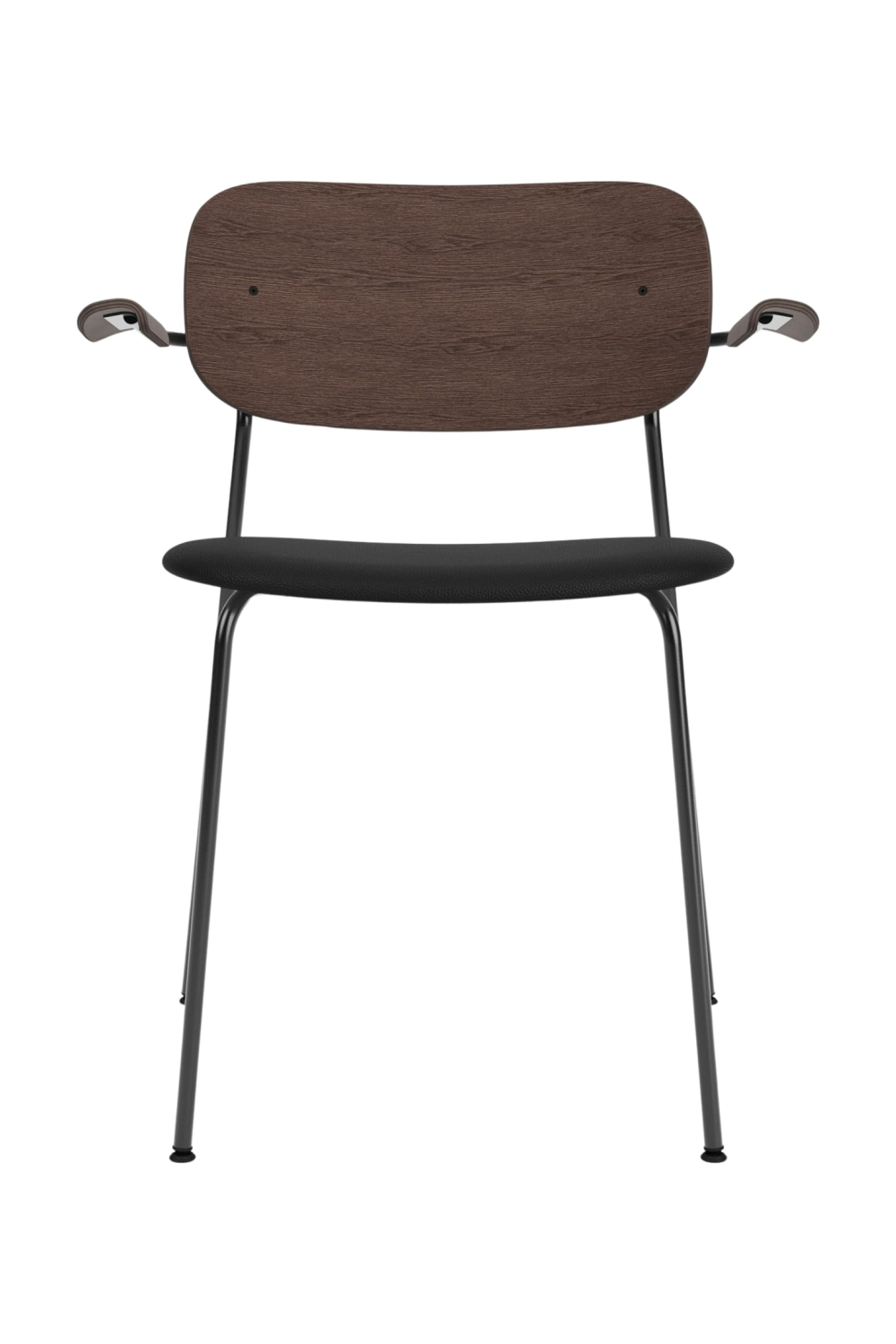   Black Framed Upholstered Dining Armchair | Oroa.com