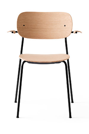   Black Framed Oak Dining Armchair | Oroa.com