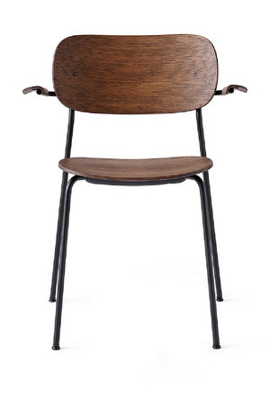   Black Framed Oak Dining Armchair | Oroa.com