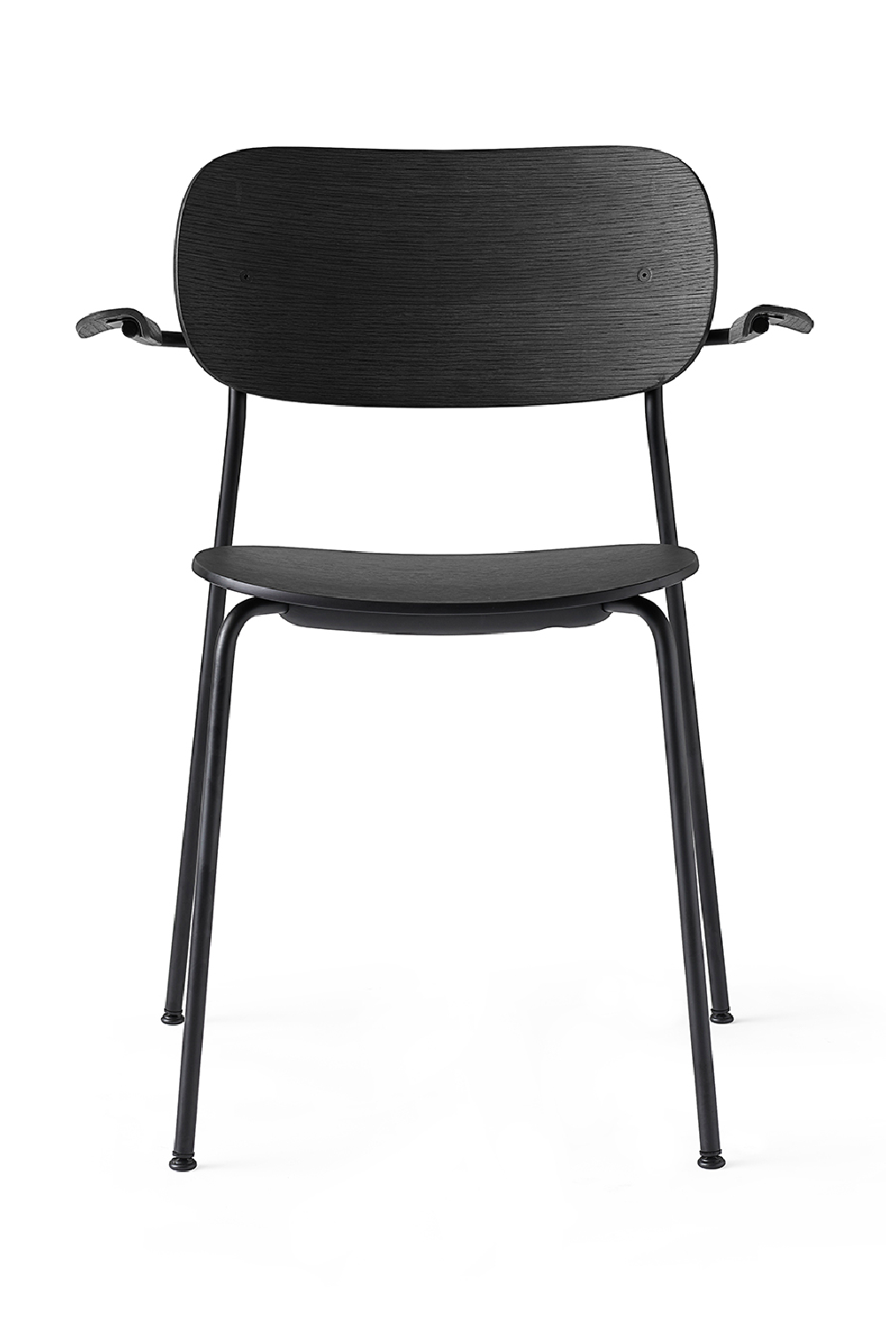   Black Framed Oak Dining Armchair | Oroa.com