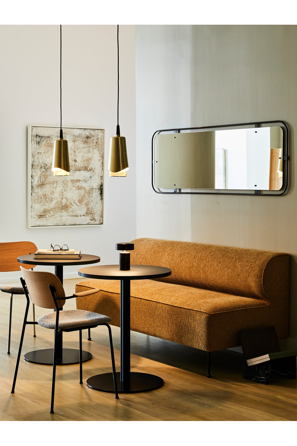   Chrome Base Oak Dining Chair | Oroa.com