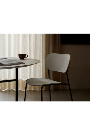   Black Framed Oak Dining Chair | Oroa.com