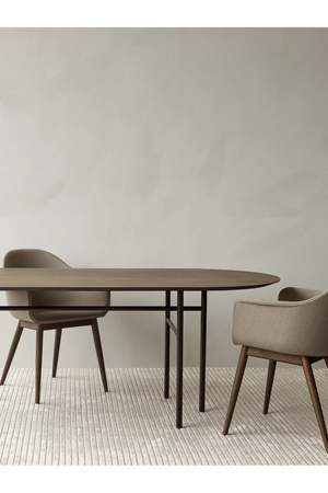  Oval Minimalist Dining Table | Oroa.com