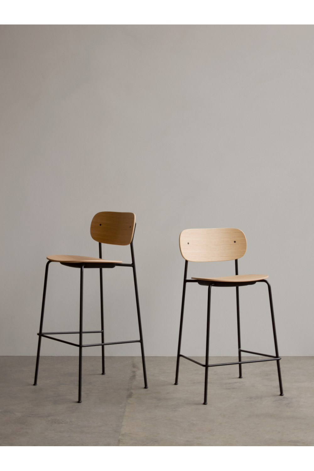   Oak Veneer Bar Chair | Oroa.com