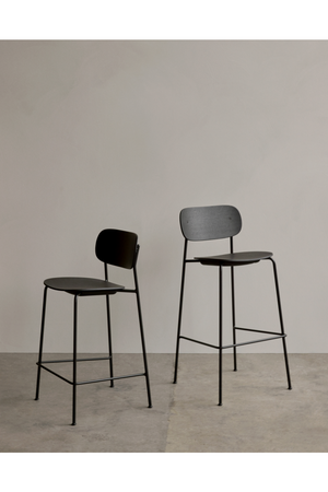   Oak Veneer Bar Chair | Oroa.com