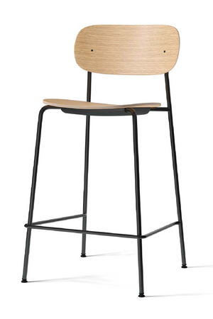   Oak Veneer Counter Chair | Oroa.com