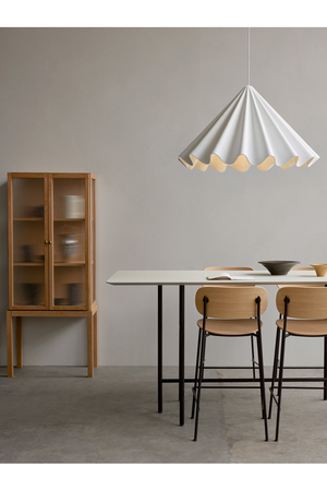   Oak Veneer Counter Chair | Oroa.com