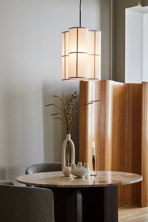   Intersecting-Base Round Dining Table | Oroa.com