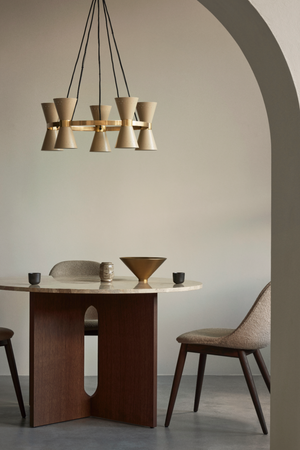   Intersecting-Base Round Dining Table | Oroa.com