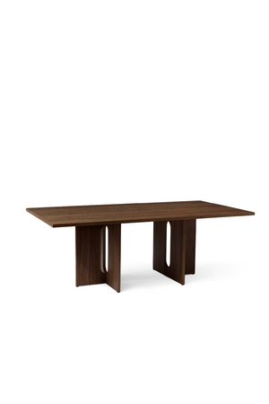   Intersecting-Base Oak Dining Table | Oroa.com