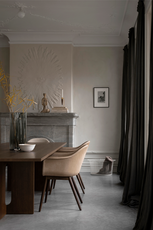   Intersecting-Base Oak Dining Table | Oroa.com