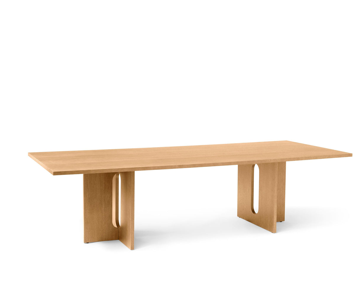   Intersecting-Base Oak Dining Table | Oroa.com