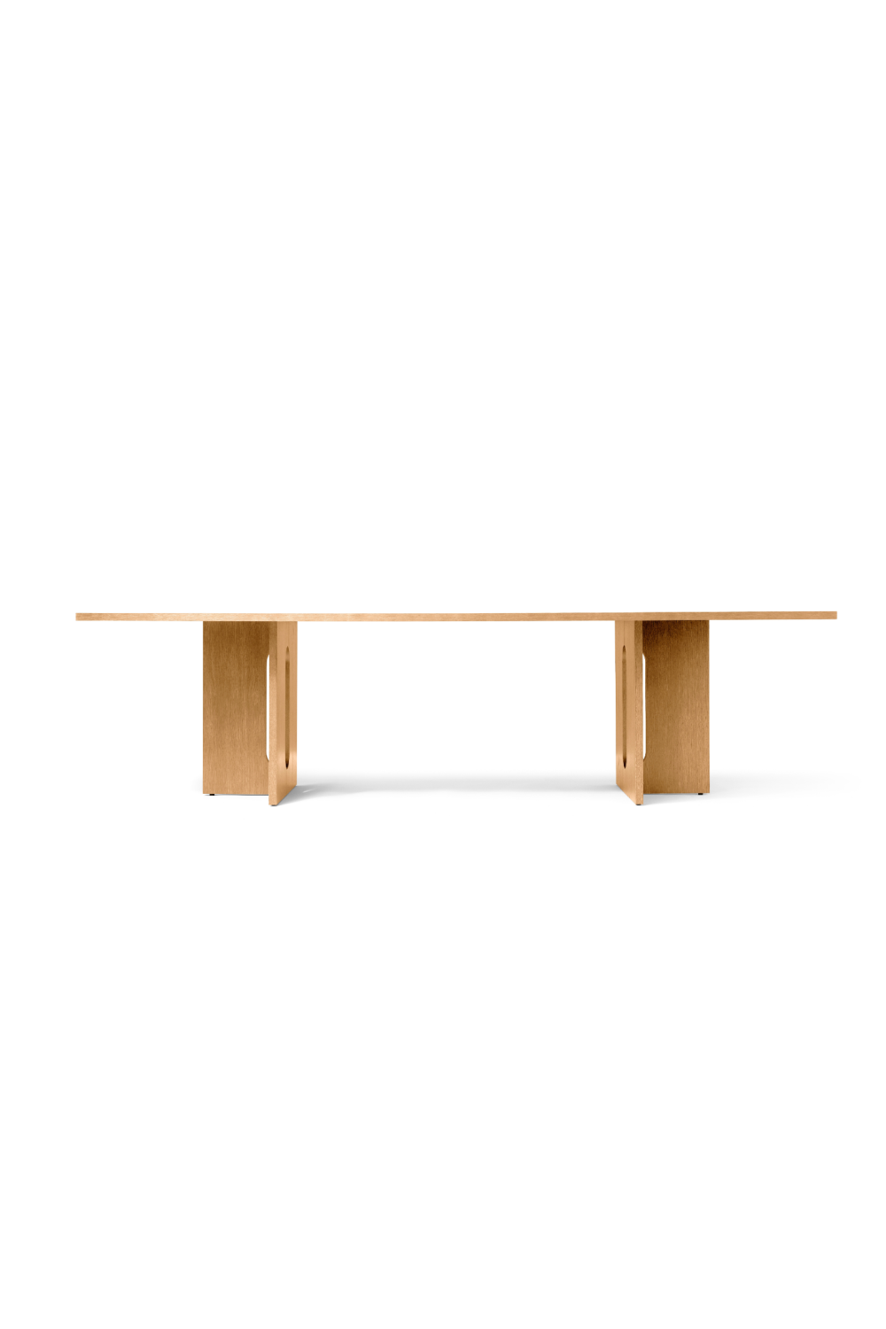   Intersecting-Base Oak Dining Table | Oroa.com