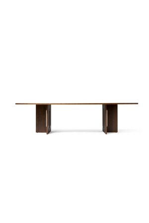   Intersecting-Base Oak Dining Table | Oroa.com