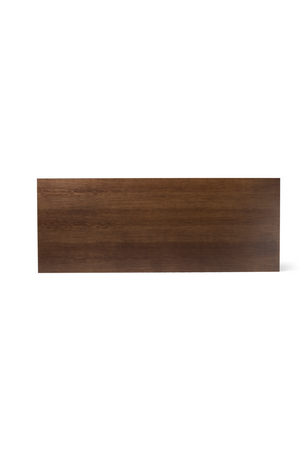   Intersecting-Base Oak Dining Table | Oroa.com
