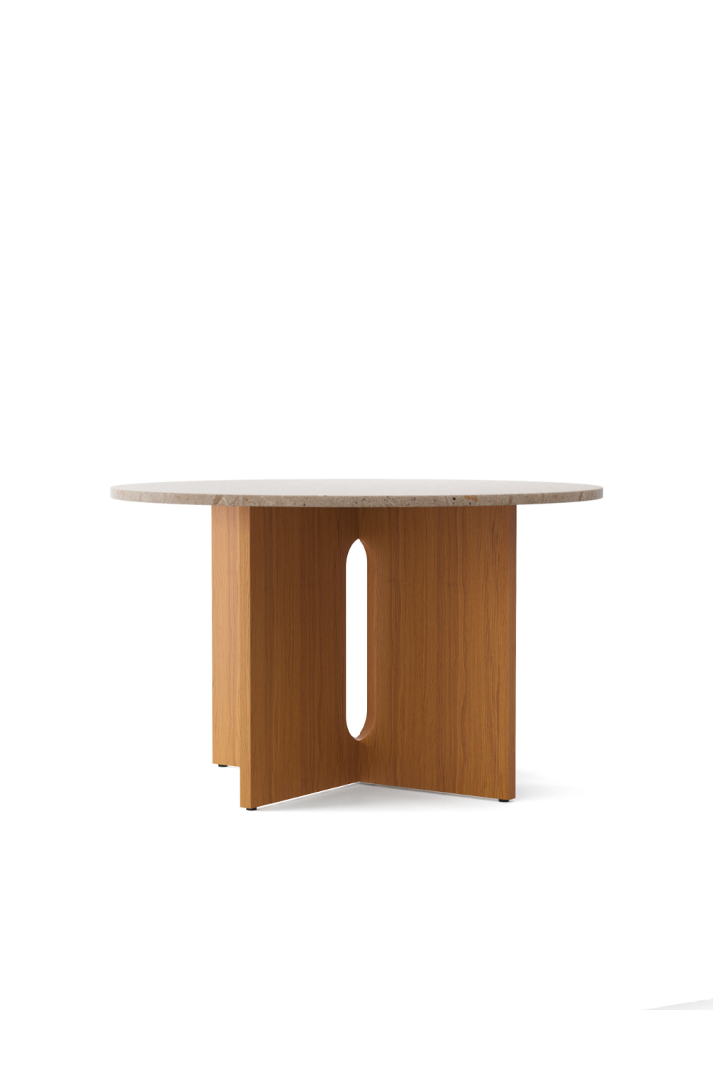   Intersecting-Base Round Dining Table | Oroa.com