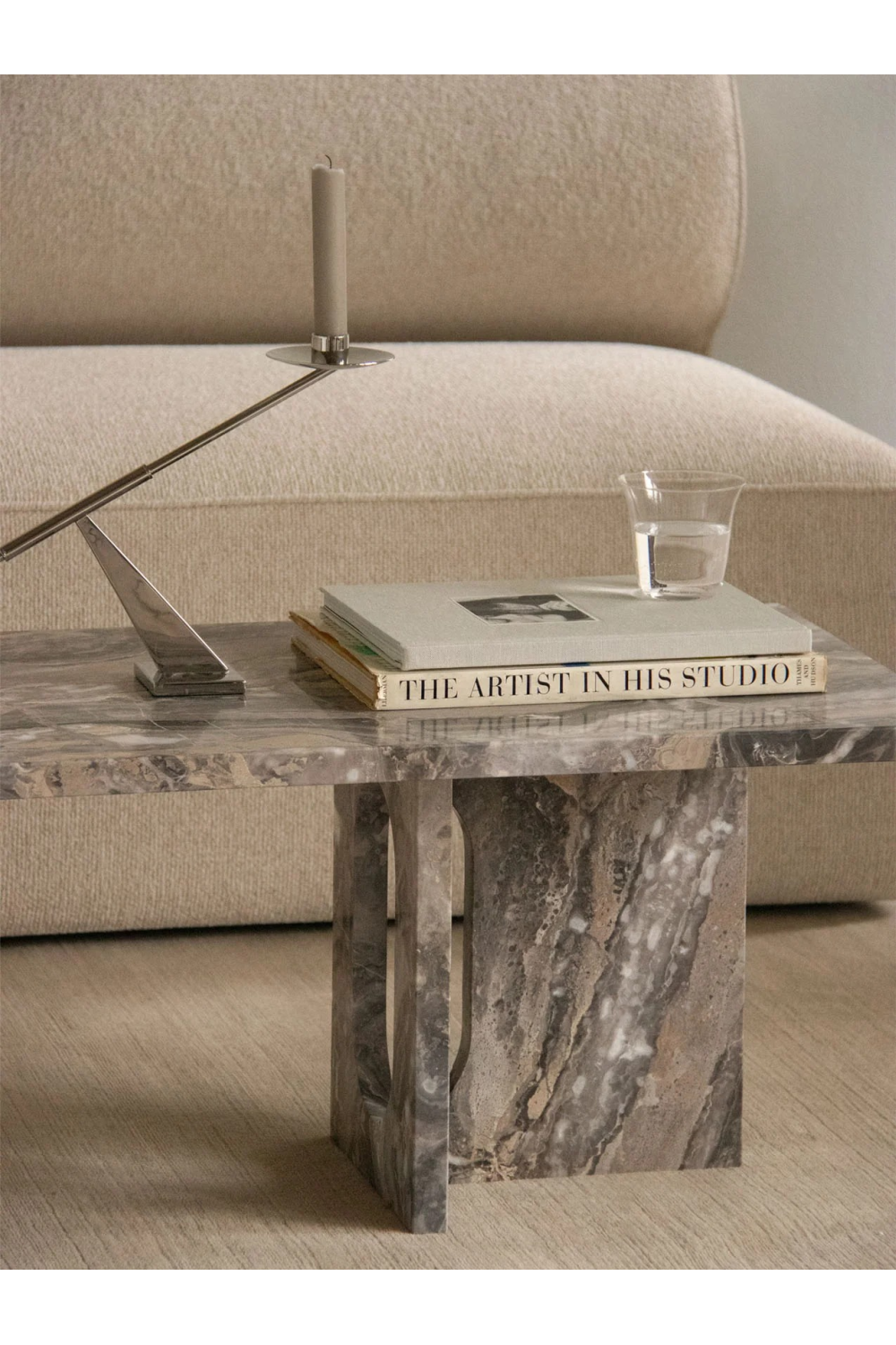   Solid Marble Lounge Table | Oroa.com