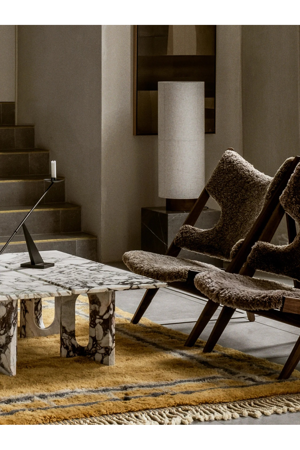   Solid Marble Lounge Table | Oroa.com
