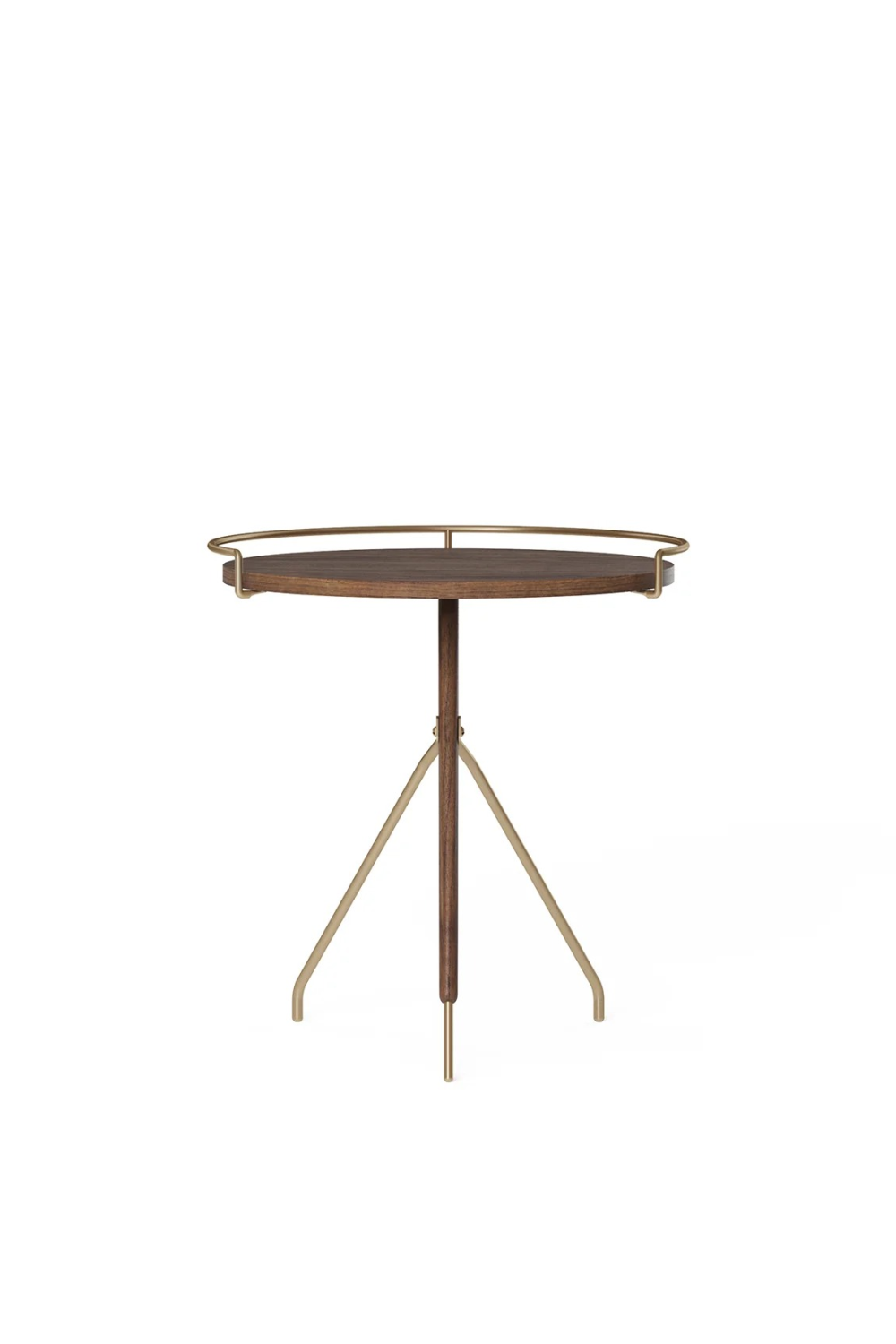   Solid Walnut Tripod Side Table | Oroa.com