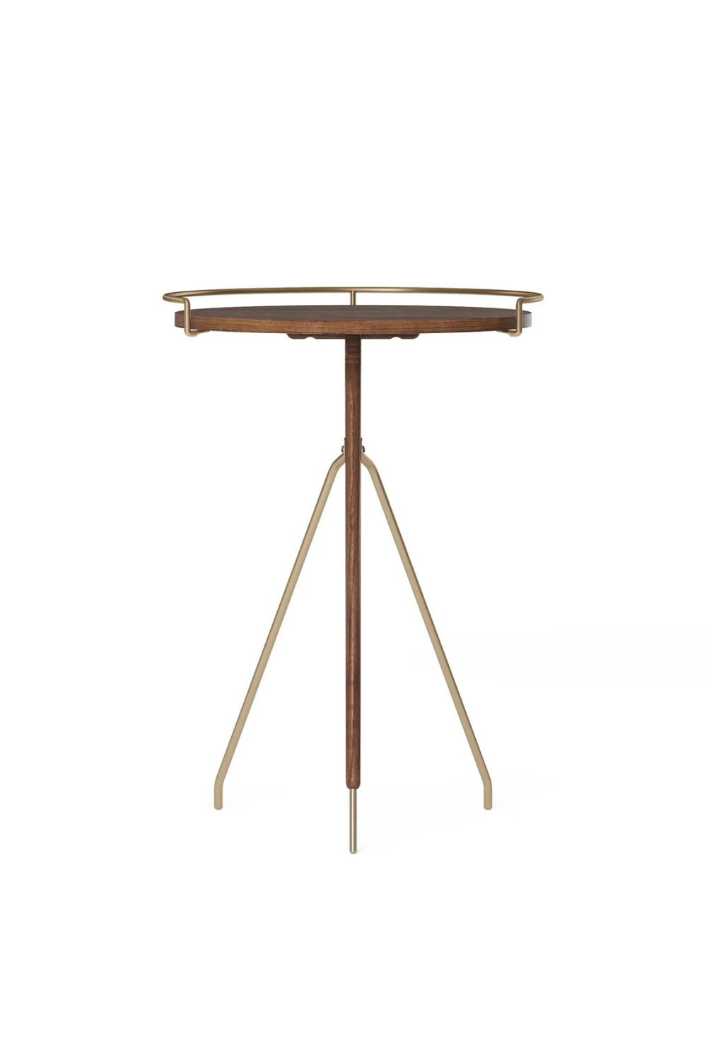  Solid Walnut Tripod Side Table | Oroa.com
