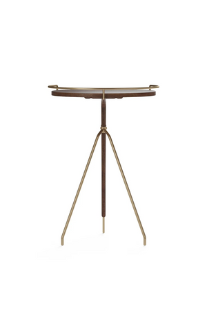  Solid Walnut Tripod Side Table | Oroa.com