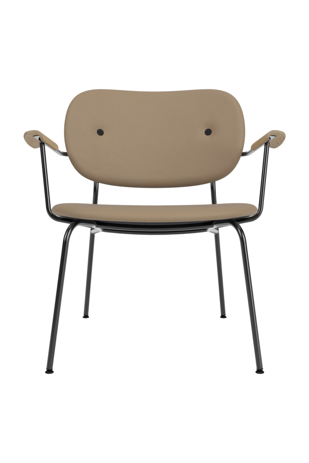   Upholstered Oak Lounge Chair | Oroa.com