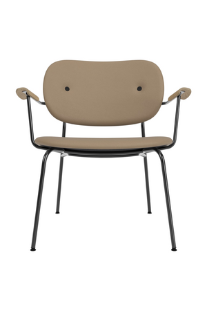   Upholstered Oak Lounge Chair | Oroa.com