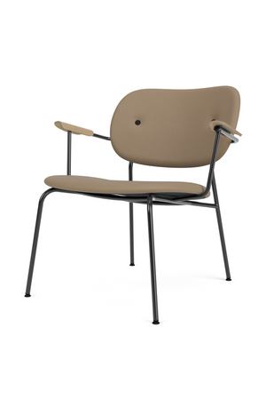   Upholstered Oak Lounge Chair | Oroa.com