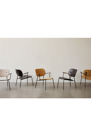   Upholstered Oak Lounge Chair | Oroa.com