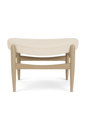   Wooden Base Padded Ottoman | Oroa.com