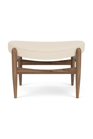   Wooden Base Padded Ottoman | Oroa.com