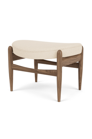   Wooden Base Padded Ottoman | Oroa.com