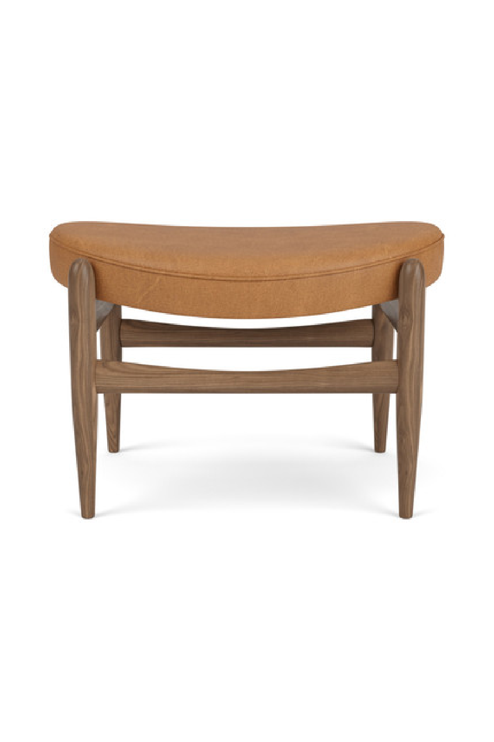   Wooden Base Padded Ottoman | Oroa.com