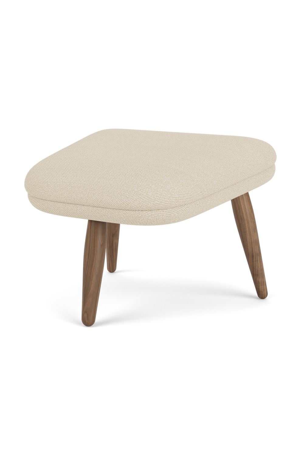   Wooden Leg Ottoman | Oroa.com