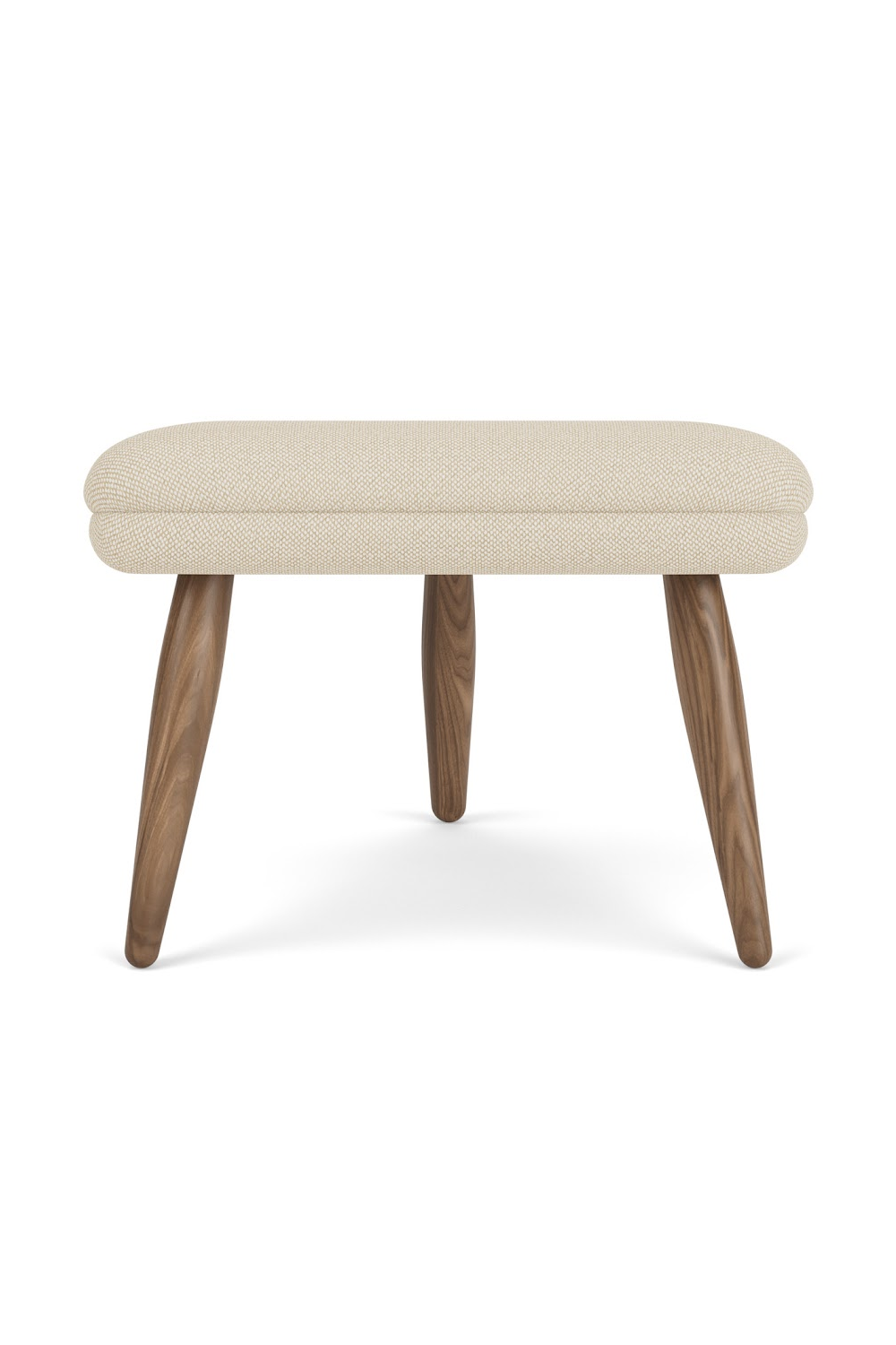   Wooden Leg Ottoman | Oroa.com
