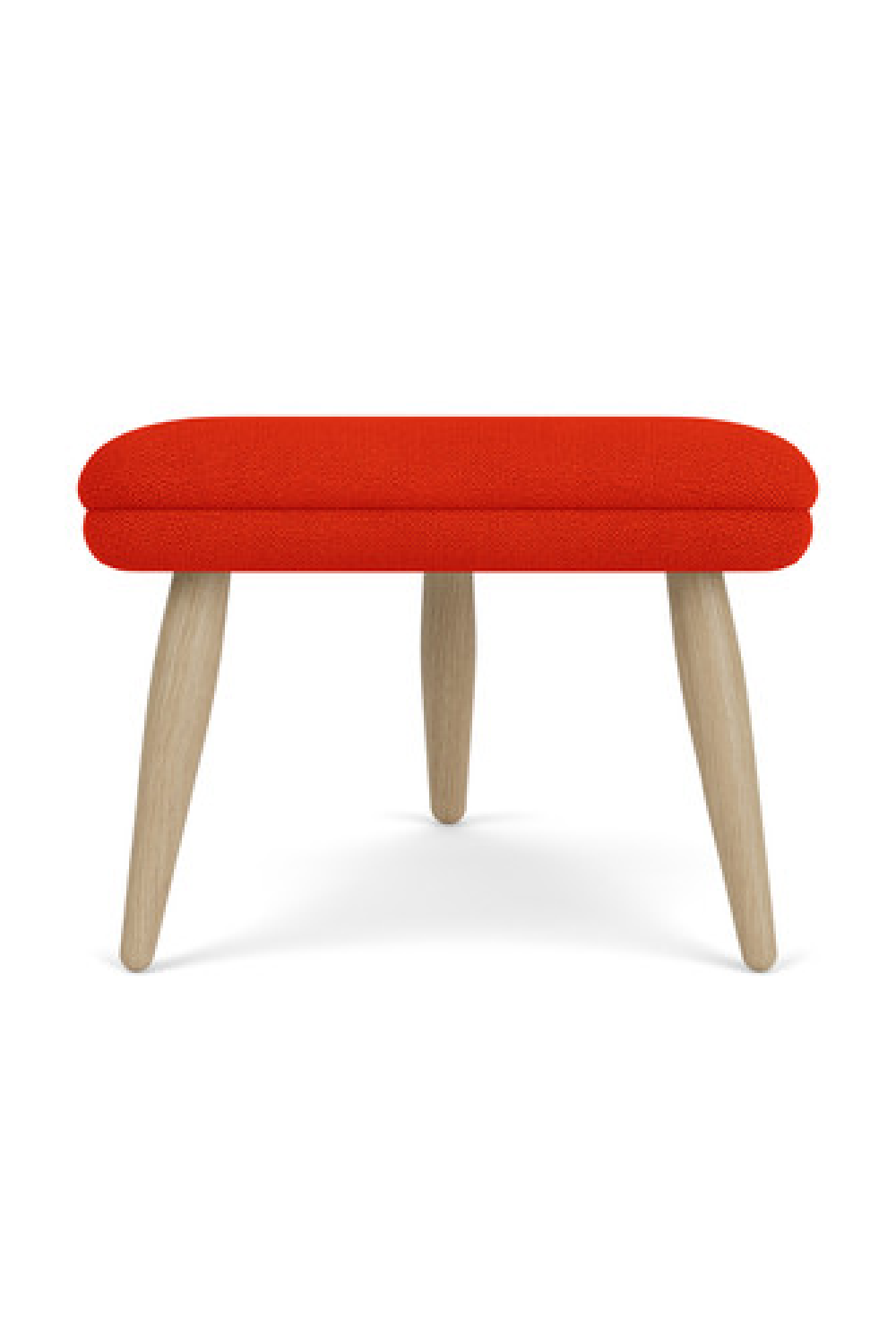   Wooden Leg Ottoman | Oroa.com