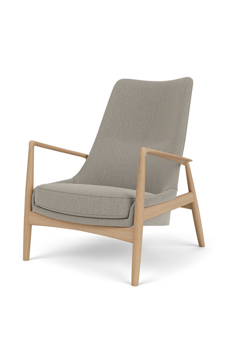   High-Back Upholstered Lounge Chair | Oroa.com