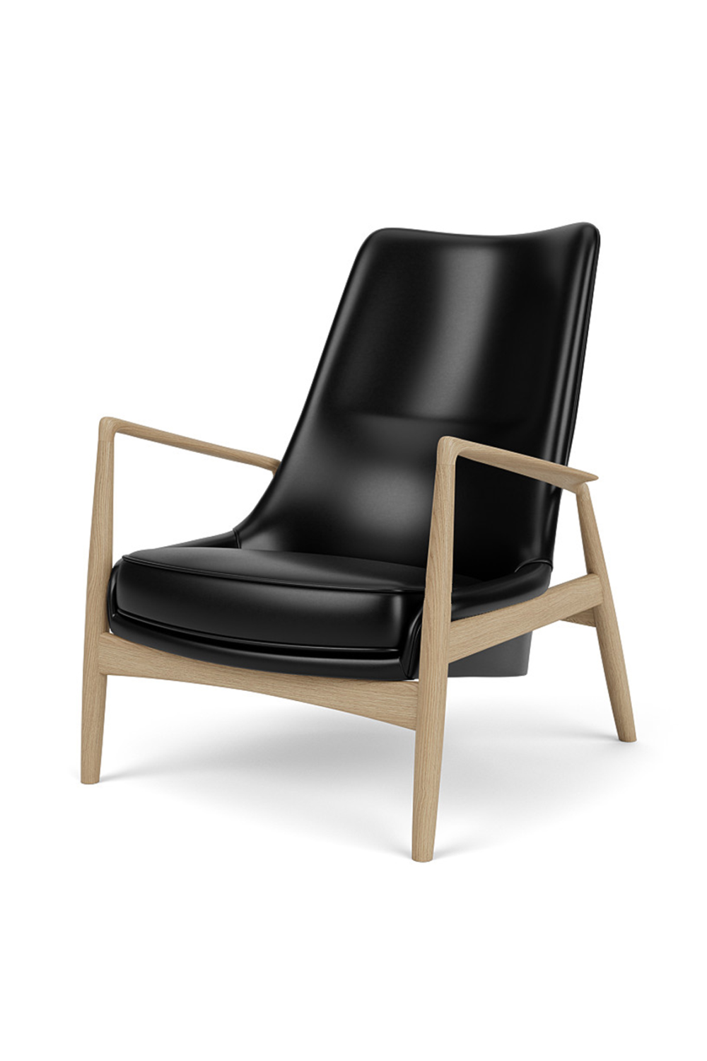   High-Back Upholstered Lounge Chair | Oroa.com