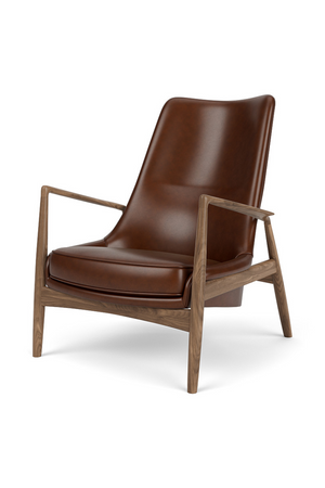   High-Back Upholstered Lounge Chair | Oroa.com
