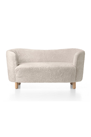   Curved Back Sheepskin Sofa | Oroa.com