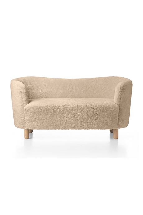   Curved Back Sheepskin Sofa | Oroa.com