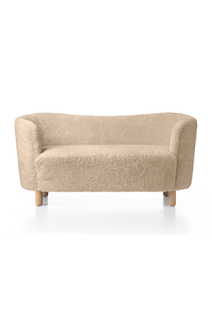   Curved Back Sheepskin Sofa | Oroa.com